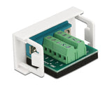 Delock Easy 45 Modul D-Sub 9 Pin Stecker zu 10 Pin Terminalblock 22,5 x 45 mm