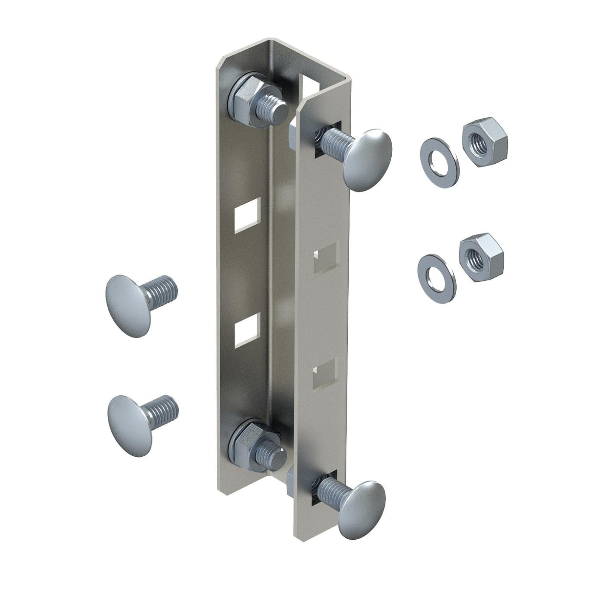 BETTERMANN Innenverbinder ST U-Profil VA US 3-Serie VUS 3 A2 m.Schrauben