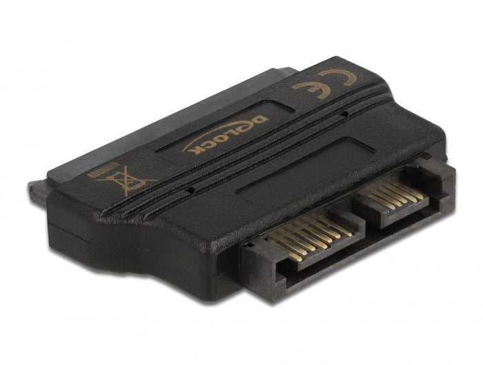 Delock Adapter Slim SATA 13 Pin > SATA 22 Pin