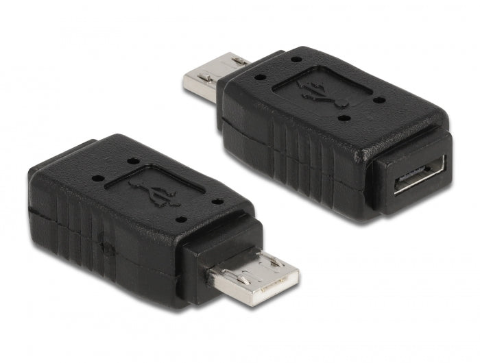 Delock Adapter USB micro-A+B Buchse zu USB micro A-Stecker