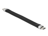 Delock USB 10 Gbps FPC Flachbandkabel USB Type-C™ zu USB Type-C™ 13,5 cm PD 3 A E-Marker