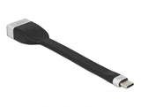 Delock FPC Flachbandkabel USB Type-C™ zu DisplayPort (DP Alt Mode) 4K 60 Hz 13,5 cm