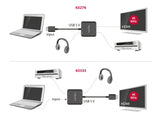 Delock HDMI Audio Extractor 4K 60 Hz kompakt