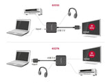 Delock HDMI Audio Extractor 4K 60 Hz kompakt