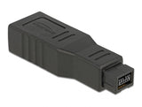 Delock Adapter FireWire 9 Pin Stecker zu 6 Pin Buchse