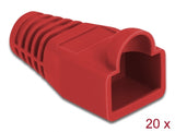 Delock Knickschutztülle für RJ45 Stecker rot 20 Stück