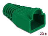 Delock Knickschutztülle für RJ45 Stecker grün 20 Stück
