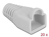 Delock Knickschutztülle für RJ45 Stecker grau 20 Stück