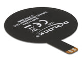 Delock NFC 13,56 MHz Antenne SMT FPC rund intern schwarz Klebemontage