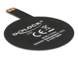 Delock NFC 13,56 MHz Antenne SMT FPC rund intern schwarz Klebemontage