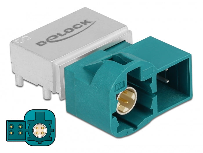 Delock HSD Z Stecker +4 Power Pins PCB