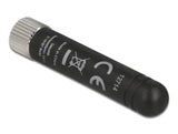 Delock WLAN 802.11 b/g/n Antenne RP-SMA Stecker 1,7 - 3,7 dBi omnidirektional starr mit flexiblem Material schwarz