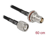 Delock Antennenkabel TNC Stecker zu TNC Buchse RG-58 60 cm