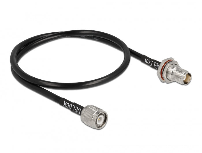 Delock Antennenkabel TNC Stecker zu TNC Buchse RG-58 60 cm