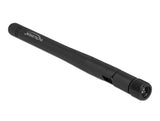 Delock 5G 3,3 - 5,0 GHz Antenne SMA Stecker -1,0 - 4,5 dBi 10,9 cm omnidirektional mit Kippgelenk und flexiblem Material schwarz