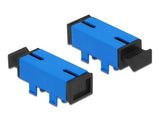 Delock LWL Kupplung für PCB SC Simplex Buchse zu SC Simplex Buchse Singlemode blau