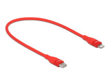 Delock Daten- und Ladekabel USB Type-C™ zu Lightning™ für iPhone™, iPad™ und iPod™ rot 0,5 m MFi