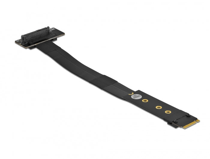Delock M.2 Key M zu U.2 SFF-8639 NVMe Adapter gewinkelt mit 20 cm Kabel