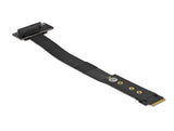 Delock M.2 Key M zu U.2 SFF-8639 NVMe Adapter gewinkelt mit 20 cm Kabel
