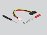 Delock M.2 Key M zu U.2 SFF-8639 NVMe Adapter gewinkelt mit 20 cm Kabel