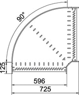 BETTERMANN Bogen_starr 90° ST horiz RB 90 860 FS 85x600mm int.Verb