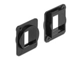 Delock Keystone Halterung 1 Port für D-Typ
