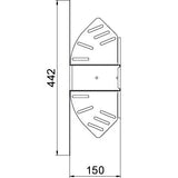 BETTERMANN Gelenkbogen_kompl var ST RB W 615 FS horiz 60x150mm int.Verb