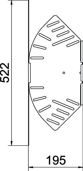 BETTERMANN Gelenkbogen_kompl var ST RB W 820 FT horiz 85x200mm int.Verb