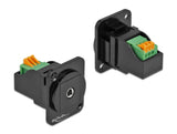 Delock D-Typ Modul 3,5 mm 3 Pin Klinkenbuchse zu Terminalblock