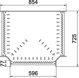 BETTERMANN T-Stück Kabelrinne ST RT 660 A4 60x596mm int.Verb horizontal