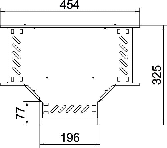 BETTERMANN T-Stück Kabelrinne ST vz RT 820 FT 85x200mm int.Verb horizontal