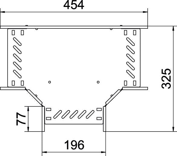 BETTERMANN T-Stück Kabelrinne ST vz RT 120 FS 110x200mm int.Verb horizontal