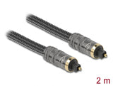 Delock TOSLINK Kabel Standard Stecker - Stecker 2 m