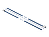 Delock Edelstahlkabelbinder L 500 x B 4,6 mm blau 10 Stück