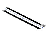 Delock Edelstahlkabelbinder L 200 x B 7,9 mm schwarz 10 Stück