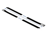 Delock Edelstahlkabelbinder L 300 x B 7,9 mm schwarz 10 Stück