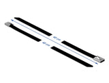 Delock Edelstahlkabelbinder L 400 x B 7,9 mm schwarz 10 Stück