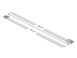 Delock Edelstahlkabelbinder L 300 x B 7,9 mm weiß 10 Stück