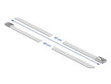 Delock Edelstahlkabelbinder L 400 x B 7,9 mm weiß 10 Stück