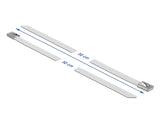Delock Edelstahlkabelbinder L 500 x B 7,9 mm weiß 10 Stück