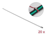 Delock Edelstahlkabelbinder L 150 x B 4,6 mm 20 Stück