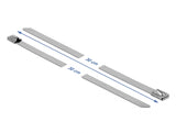 Delock Edelstahlkabelbinder L 300 x B 7,9 mm 10 Stück