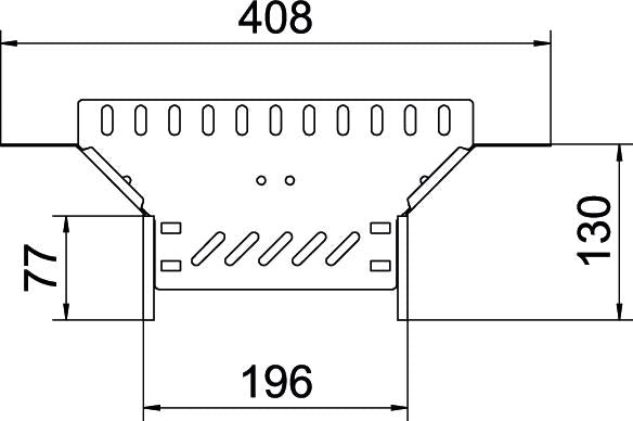 BETTERMANN Anbau-Abzweigstück ST vz RAA 820 FS 85x200mm int.Verb