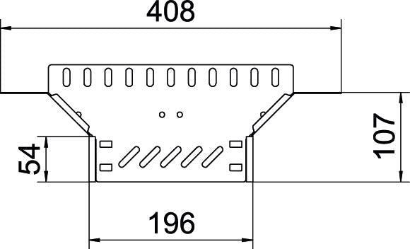 BETTERMANN Anbau-Abzweigstück ST vz RAA 320 FT 35x200mm int.Verb