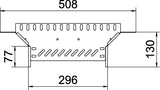 BETTERMANN Anbau-Abzweigstück ST vz RAA 630 FT 60x300mm int.Verb