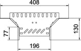 BETTERMANN Anbau-Abzweigstück ST vz RAA 120 FT 110x200mm int.Verb