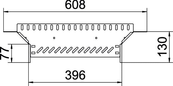 BETTERMANN Anbau-Abzweigstück ST vz RAA 140 FT 110x400mm int.Verb