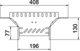 BETTERMANN Anbau-Abzweigstück VA vz RAA 620 A2 60x200mm int.Verb