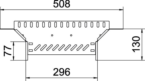 BETTERMANN Anbau-Abzweigstück VA vz RAA 630 A4 60x300mm int.Verb