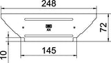 BETTERMANN Deckel T-Stück ST Drehriegel RAAD 150 A2 150mm vz Kabelrinne